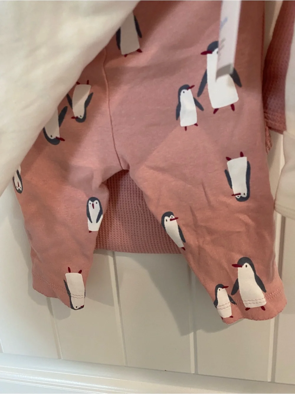 Carter's Baby 3 Piece Set in Cream and Dusty Rose
